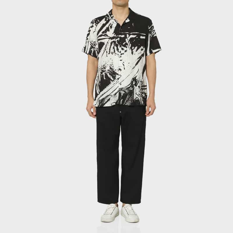 OVERCOAT OVERCOAT＜オーバーコート＞ バーニーズ　ニューヨーク限定 グラフィックオープンカラーシャツ MULTI COLOR