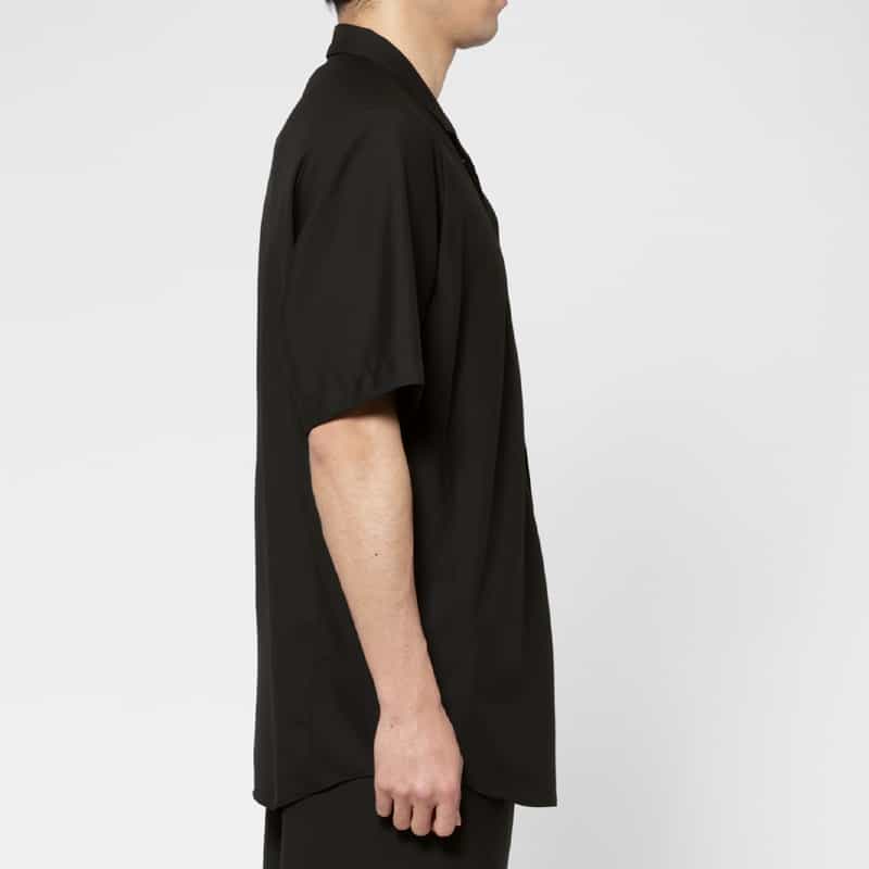 OVERCOAT OVERCOAT＜オーバーコート＞ オープンカラーシャツ BLACK