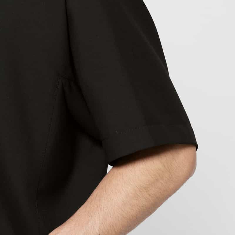 OVERCOAT OVERCOAT＜オーバーコート＞ オープンカラーシャツ BLACK