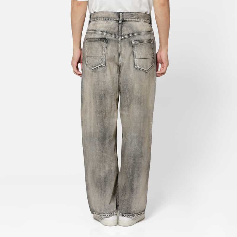 ANCELLM ANCELLM＜アンセルム＞ テーパードデニムパンツ BLACK