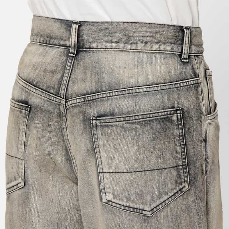 ANCELLM ANCELLM＜アンセルム＞ テーパードデニムパンツ BLACK