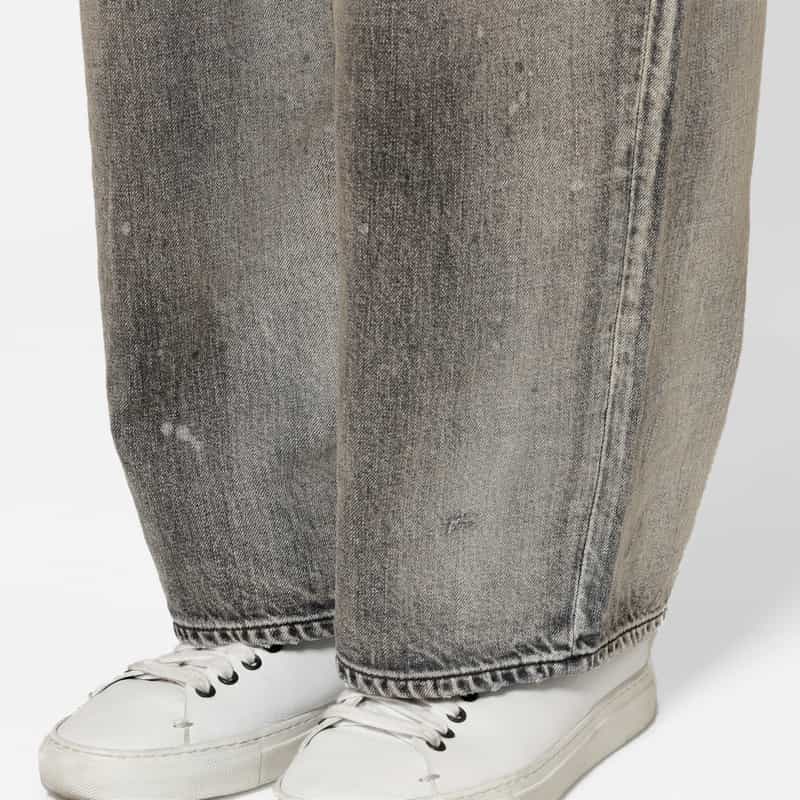 ANCELLM ANCELLM＜アンセルム＞ テーパードデニムパンツ BLACK