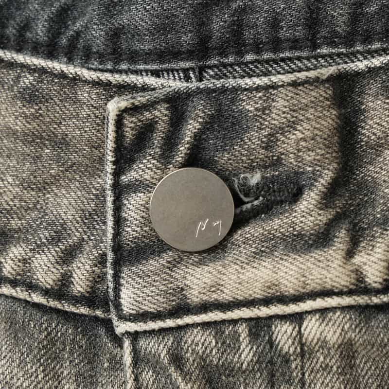 ANCELLM ANCELLM＜アンセルム＞ テーパードデニムパンツ BLACK