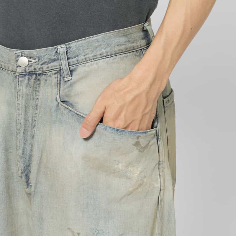 ANCELLM ANCELLM＜アンセルム＞ デニムパンツ NAVY