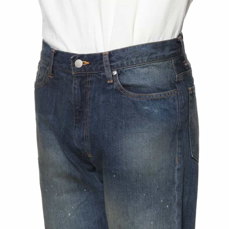 ANCELLM ANCELLM＜アンセルム＞ ストレートデニムパンツ NAVY