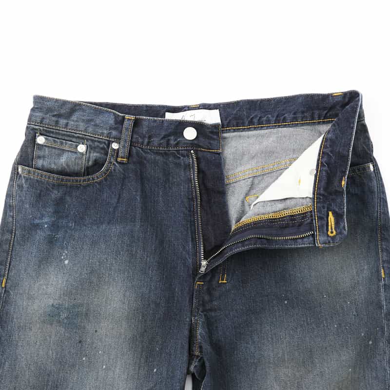 ANCELLM ANCELLM＜アンセルム＞ ストレートデニムパンツ NAVY