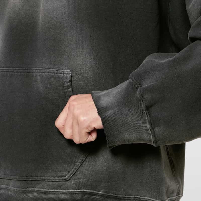 ANCELLM ANCELLM＜アンセルム＞ ハーフジップスウェットフーディ BLACK