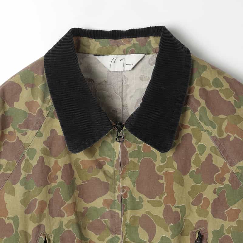 ANCELLM ANCELLM＜アンセルム＞ カモフラージュ柄ジップアップジャケット KHAKI