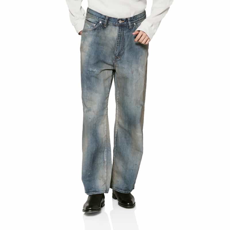 ANCELLM ANCELLM＜アンセルム＞ ストレートデニムパンツ NAVY