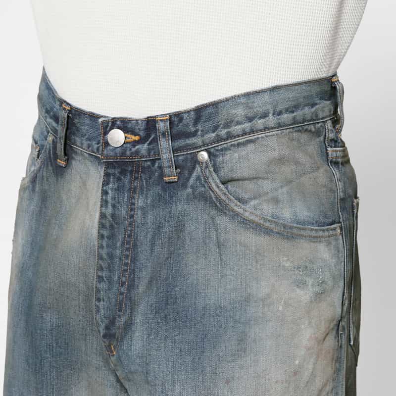 ANCELLM ANCELLM＜アンセルム＞ ストレートデニムパンツ NAVY