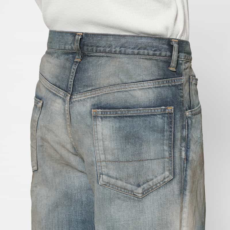 ANCELLM ANCELLM＜アンセルム＞ ストレートデニムパンツ NAVY