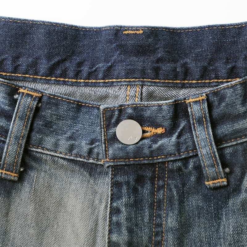 ANCELLM ANCELLM＜アンセルム＞ ストレートデニムパンツ NAVY