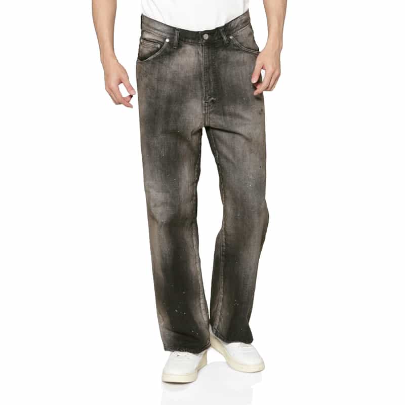 ANCELLM ANCELLM＜アンセルム＞ ストレートデニムパンツ BLACK