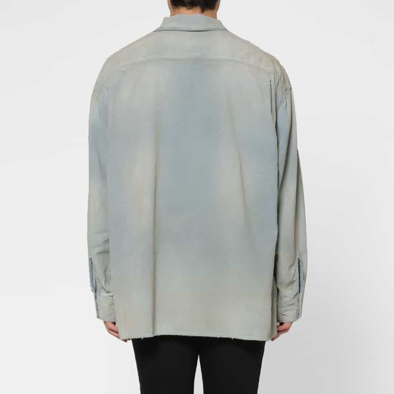 ANCELLM ANCELLM＜アンセルム＞ エイジングシャツ LIGHT BLUE