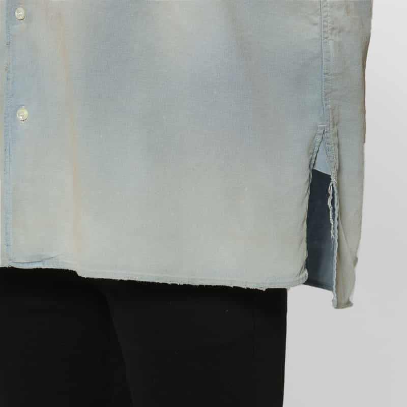 ANCELLM ANCELLM＜アンセルム＞ エイジングシャツ LIGHT BLUE