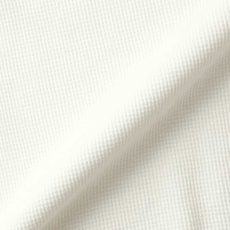 ANCELLM ANCELLM＜アンセルム＞ ダメージ加工ワッフルプルオーバー WHITE