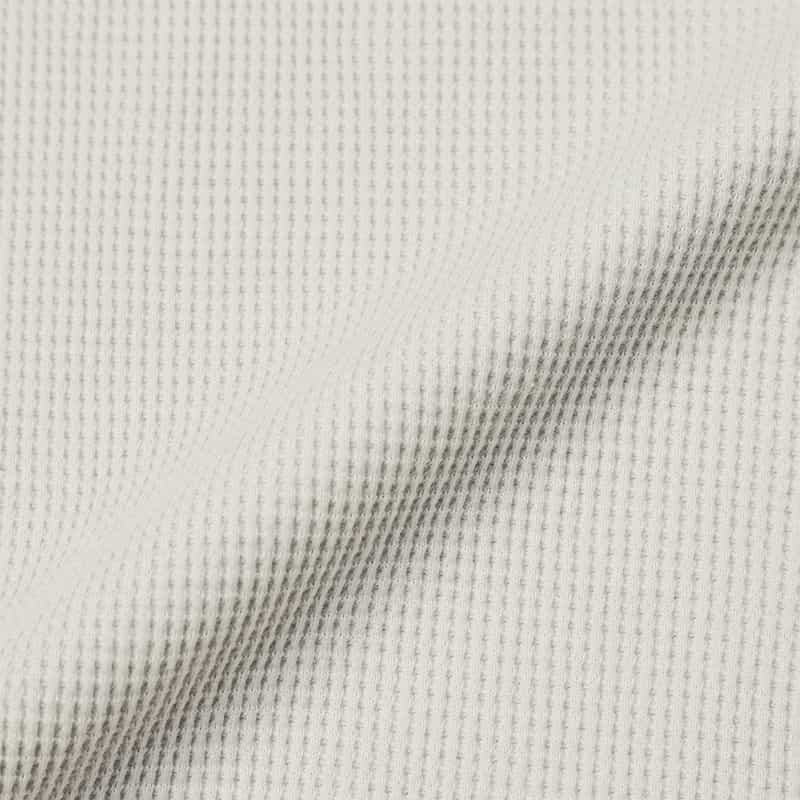 ANCELLM ANCELLM＜アンセルム＞ ダメージ加工ワッフルプルオーバー LIGHT GRAY