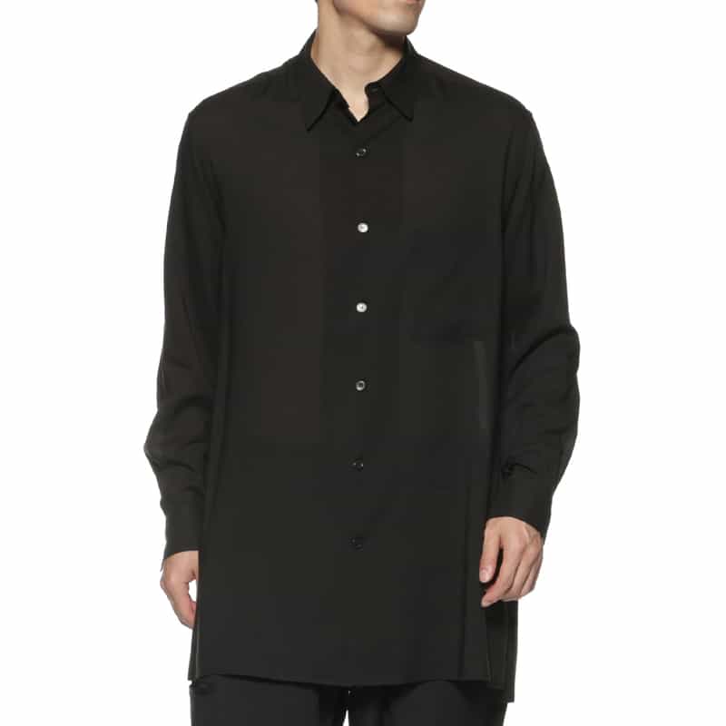 YOHJI YAMAMOTO ＜ヨウジ ヤマモト＞ ポケット付きカジュアルシャツ