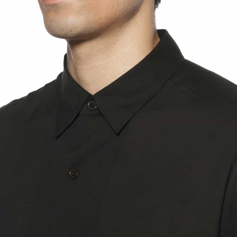 YOHJI YAMAMOTO YOHJI YAMAMOTO ＜ヨウジ ヤマモト＞ ポケット付きカジュアルシャツ BLACK