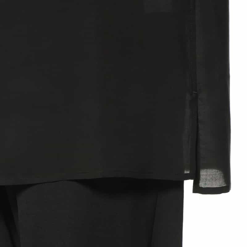 YOHJI YAMAMOTO YOHJI YAMAMOTO ＜ヨウジ ヤマモト＞ ポケット付きカジュアルシャツ BLACK