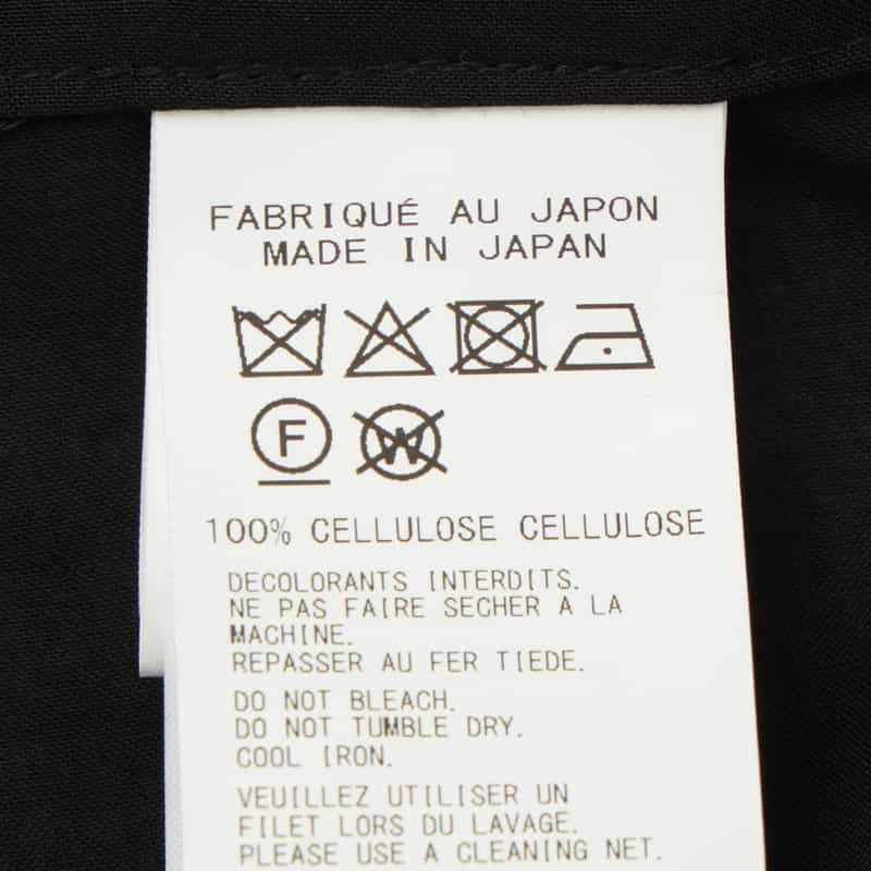 YOHJI YAMAMOTO YOHJI YAMAMOTO ＜ヨウジ ヤマモト＞ ポケット付きカジュアルシャツ BLACK