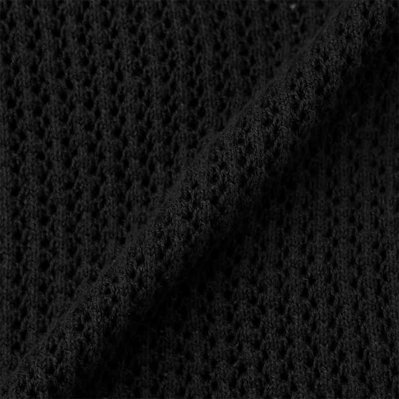 YOHJI YAMAMOTO YOHJI YAMAMOTO ＜ヨウジ ヤマモト＞ ジップアップニットブルゾン BLACK