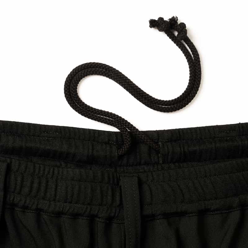 YOHJI YAMAMOTO YOHJI YAMAMOTO ＜ヨウジ ヤマモト＞ ウールギャバジンリブ付きパンツ BLACK