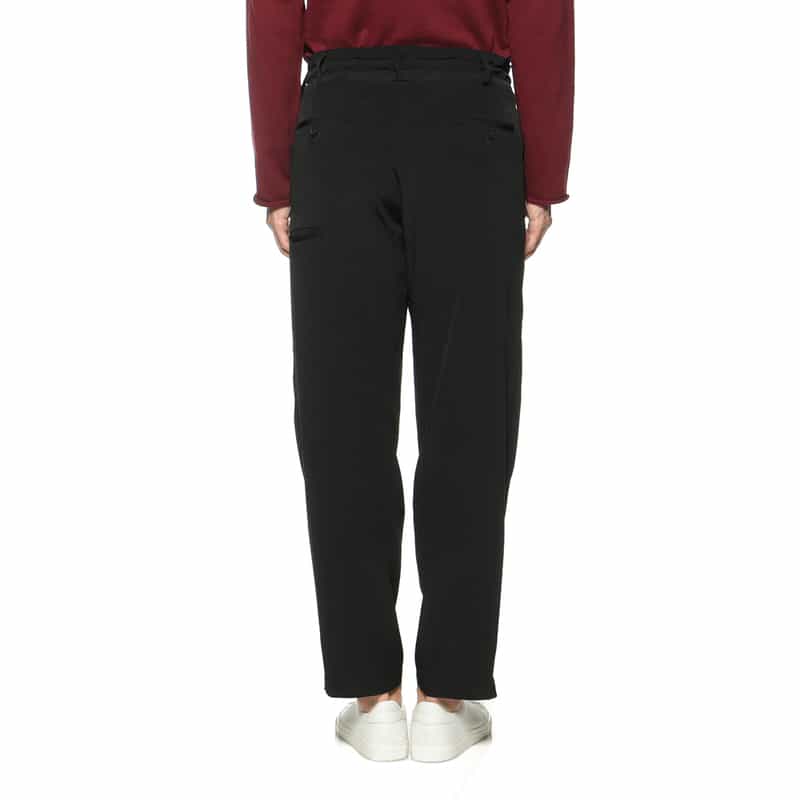YOHJI YAMAMOTO YOHJI YAMAMOTO ＜ヨウジ ヤマモト＞ ストレートイージーパンツ BLACK