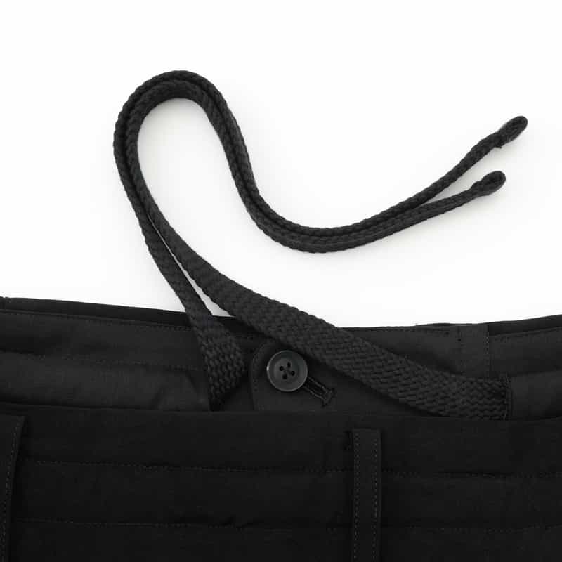 YOHJI YAMAMOTO YOHJI YAMAMOTO ＜ヨウジ ヤマモト＞ ストレートイージーパンツ BLACK