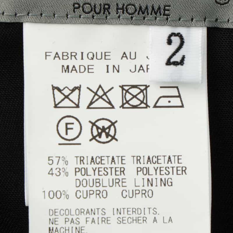 YOHJI YAMAMOTO YOHJI YAMAMOTO ＜ヨウジ ヤマモト＞ ストレートイージーパンツ BLACK