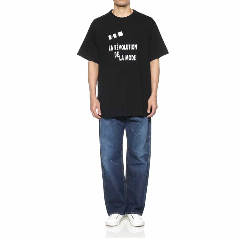 YOHJI YAMAMOTO YOHJI YAMAMOTO ＜ヨウジ ヤマモト＞ プリントTシャツ BLACK