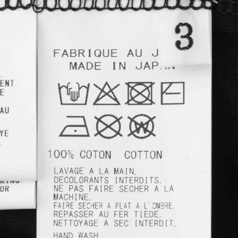 YOHJI YAMAMOTO YOHJI YAMAMOTO ＜ヨウジ ヤマモト＞ プリントTシャツ BLACK