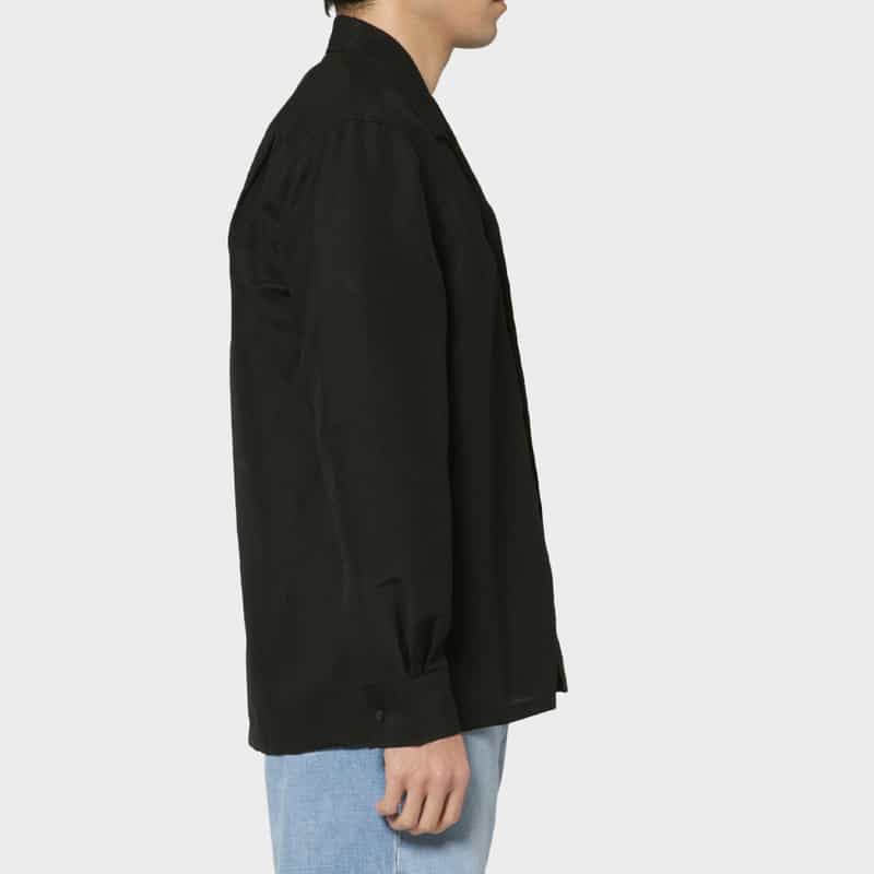 VUJA DE VUJA DE＜ヴジャ　デ＞ オープンカラーシャツ BLACK