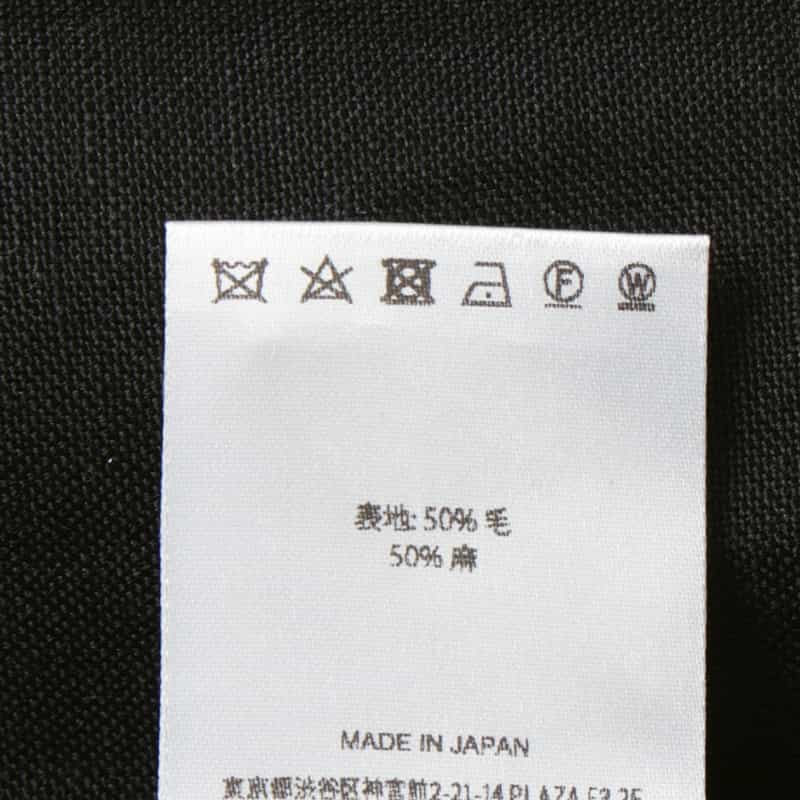 VUJA DE VUJA DE＜ヴジャ　デ＞ オープンカラーシャツ BLACK