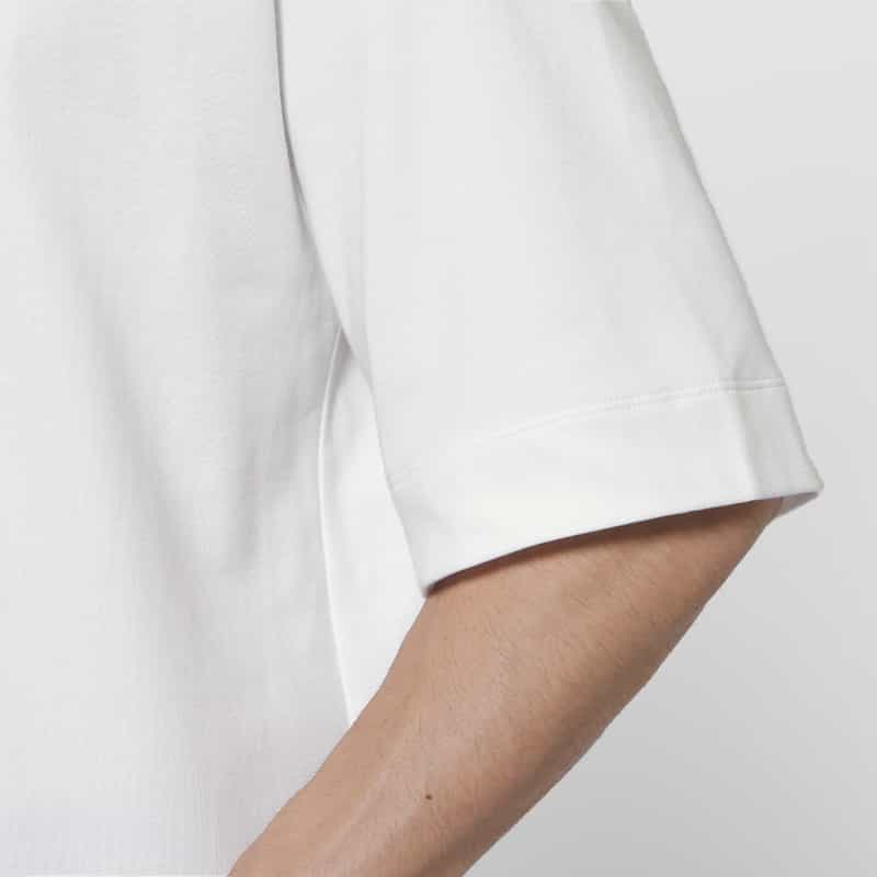 VUJA DE VUJA DE＜ヴジャ　デ＞ コットンジャージー素材Tシャツ WHITE