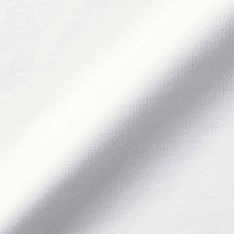 VUJA DE VUJA DE＜ヴジャ　デ＞ コットンジャージー素材Tシャツ WHITE