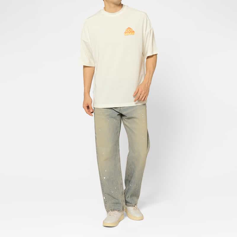 CITY COUNTRY CITY CITY COUNTRY CITY＜シティーカントリーシティー＞ ロゴ入りTシャツ WHITE