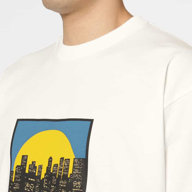 CITY COUNTRY CITY CITY COUNTRY CITY＜シティーカントリーシティー＞ グラフィックTシャツ WHITE