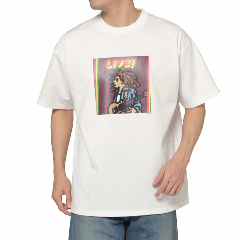 CITY COUNTRY CITY CITY COUNTRY CITY＜シティーカントリーシティー＞ グラフィックTシャツ WHITE