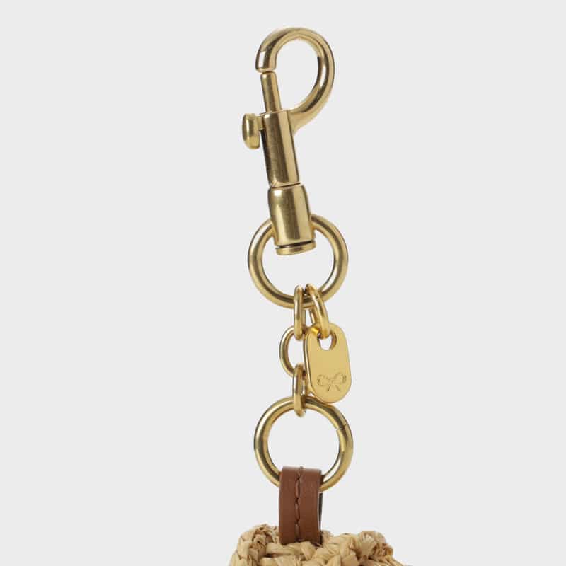 ANYA HINDMARCH ANYA HINDMARCH ＜アニヤ ハインドマーチ＞ ラフィア素材チャーム "Hermit Crab" BEIGE