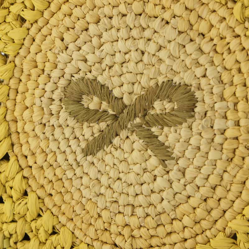 ANYA HINDMARCH ANYA HINDMARCH＜アニヤ ハインドマーチ＞ ラフィア素材 ラウンド型2WAYバッグ（YELLOW） YELLOW