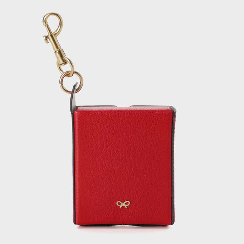 ANYA HINDMARCH ANYA HINDMARCH＜アニヤ ハインドマーチ＞ チャーム “milky“ RED