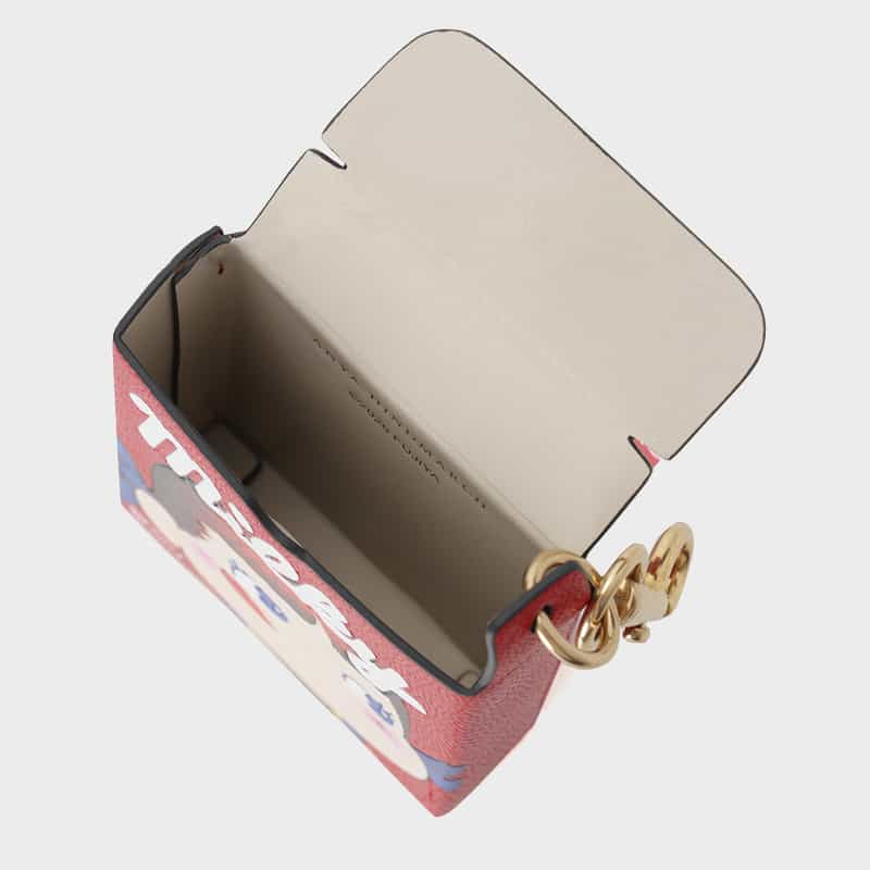 ANYA HINDMARCH ANYA HINDMARCH＜アニヤ ハインドマーチ＞ チャーム “milky“ RED