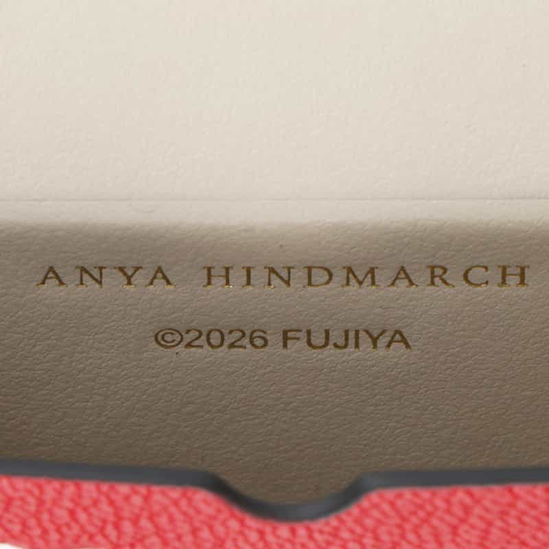 ANYA HINDMARCH ANYA HINDMARCH＜アニヤ ハインドマーチ＞ チャーム “milky“ RED