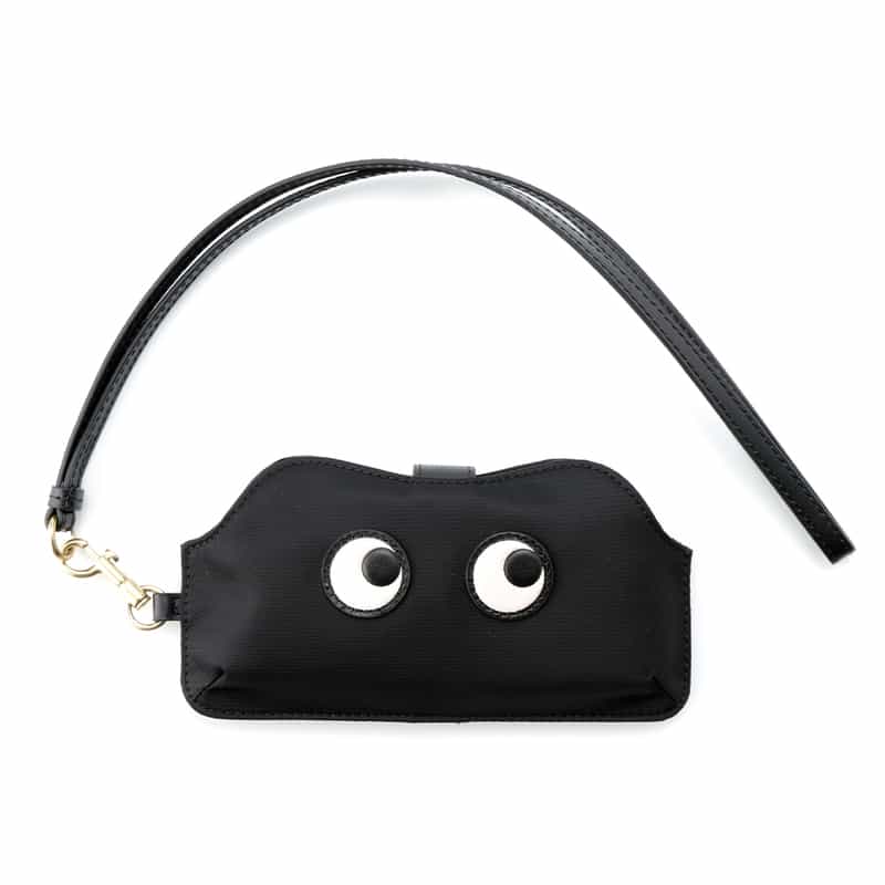 ANYA HINDMARCH ANYA HINDMARCH＜アニヤ ハインドマーチ＞ サングラスホルダー "EYES" BLACK