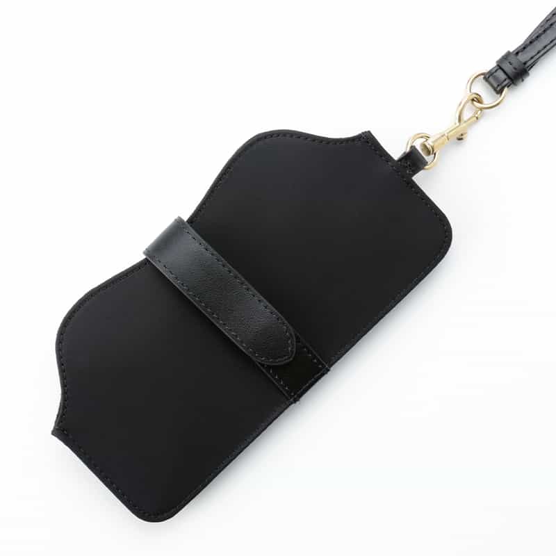 ANYA HINDMARCH ANYA HINDMARCH＜アニヤ ハインドマーチ＞ サングラスホルダー "EYES" BLACK