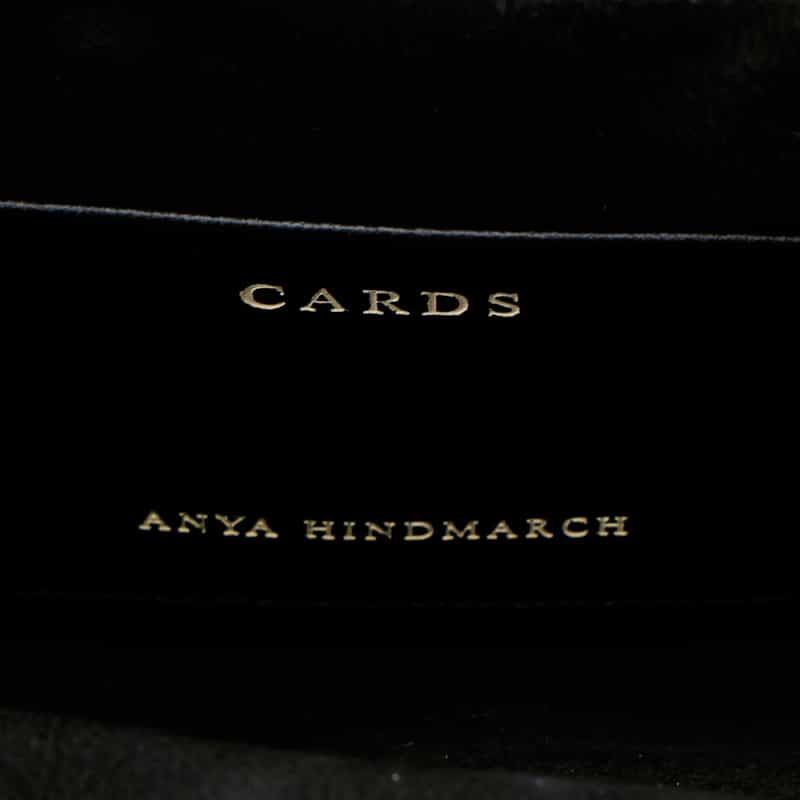 ANYA HINDMARCH ANYA HINDMARCH＜アニヤ ハインドマーチ＞ サングラスホルダー "EYES" BLACK