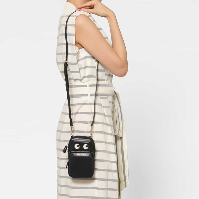 ANYA HINDMARCH ANYA HINDMARCH ＜アニヤ ハインドマーチ＞ クロスボディバッグ “EYES“ BLACK