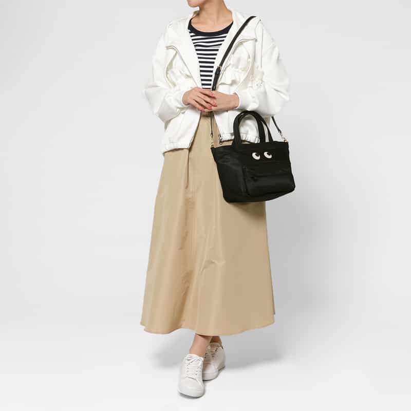 ANYA HINDMARCH ANYA HINDMARCH ＜アニヤ ハインドマーチ＞ ミニトートバッグ “EYES“ BLACK