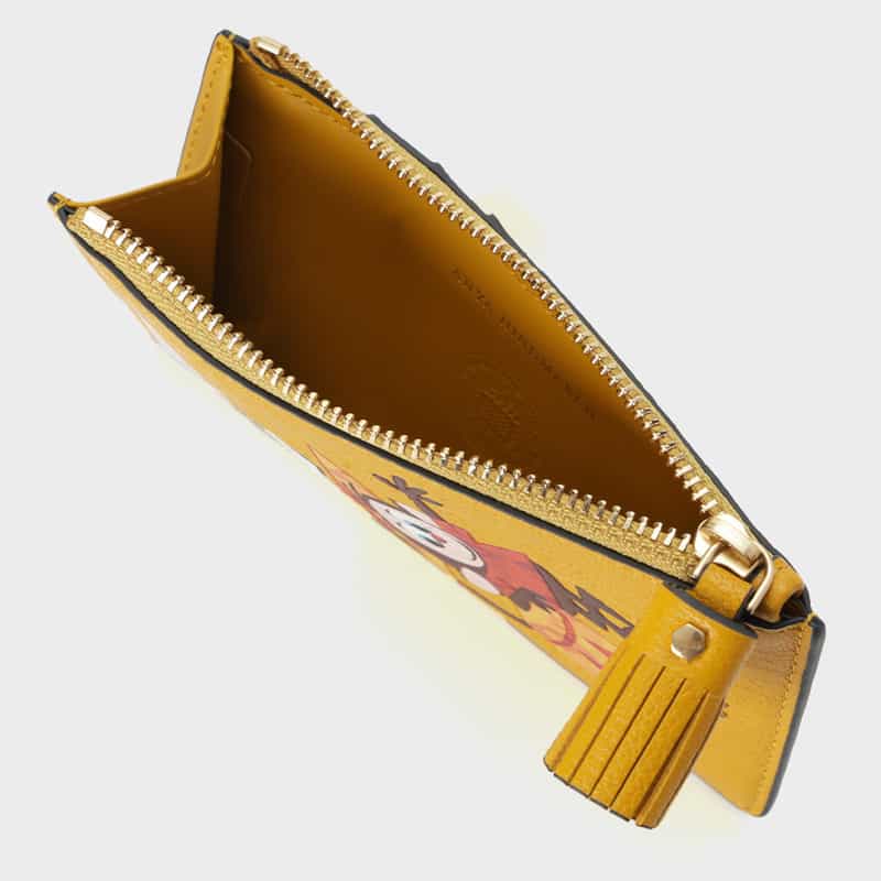 ANYA HINDMARCH ANYA HINDMARCH＜アニヤ ハインドマーチ＞ フラグメントケース “COCO POPS“ YELLOW